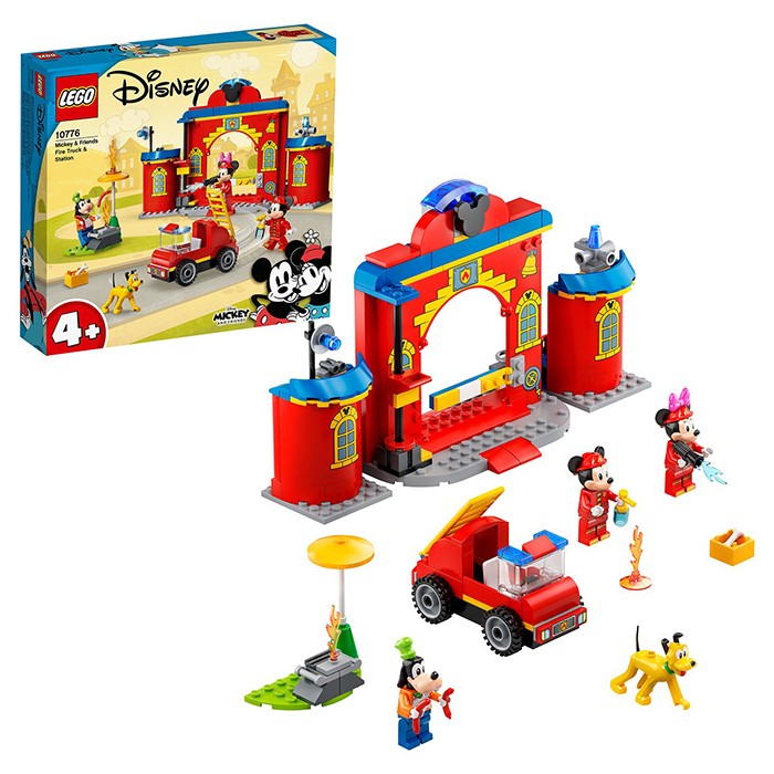 Констр-р LEGO 10776 Пожарная часть и машина Микки и его друзей