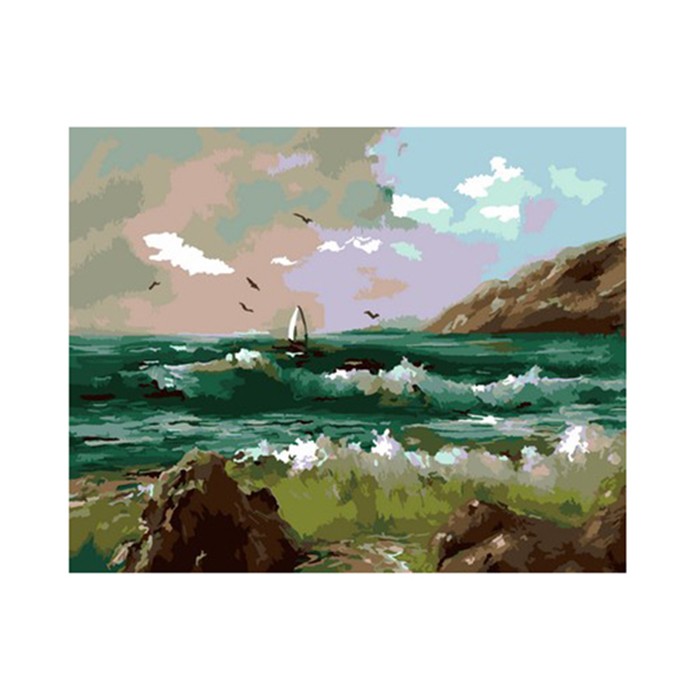 Набор ДТ Картина по номерам "Море" на картоне 40*50 см Кпн-201 Lori.