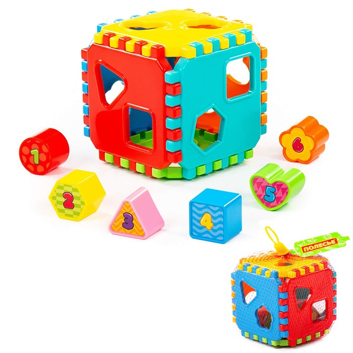 Логич. игрушка Куб (в сеточке) 91642 /П-Е/12/.