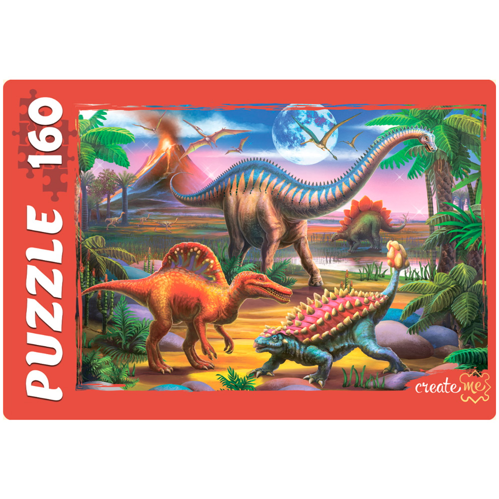 Пазл 160 Мир Динозавров №48 П160-6980.