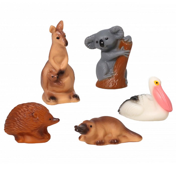 Набор резиновых игрушек Животные Австралии В4195.