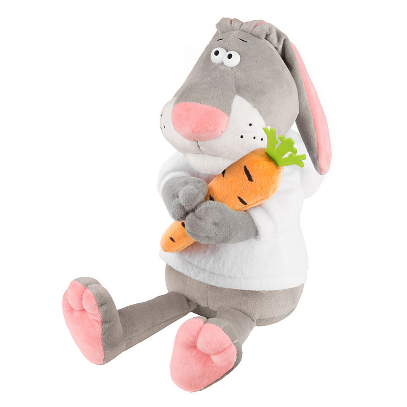 Кролик Семёныч в Худи с Морковкой 20 см MT-MRT02228-4-20