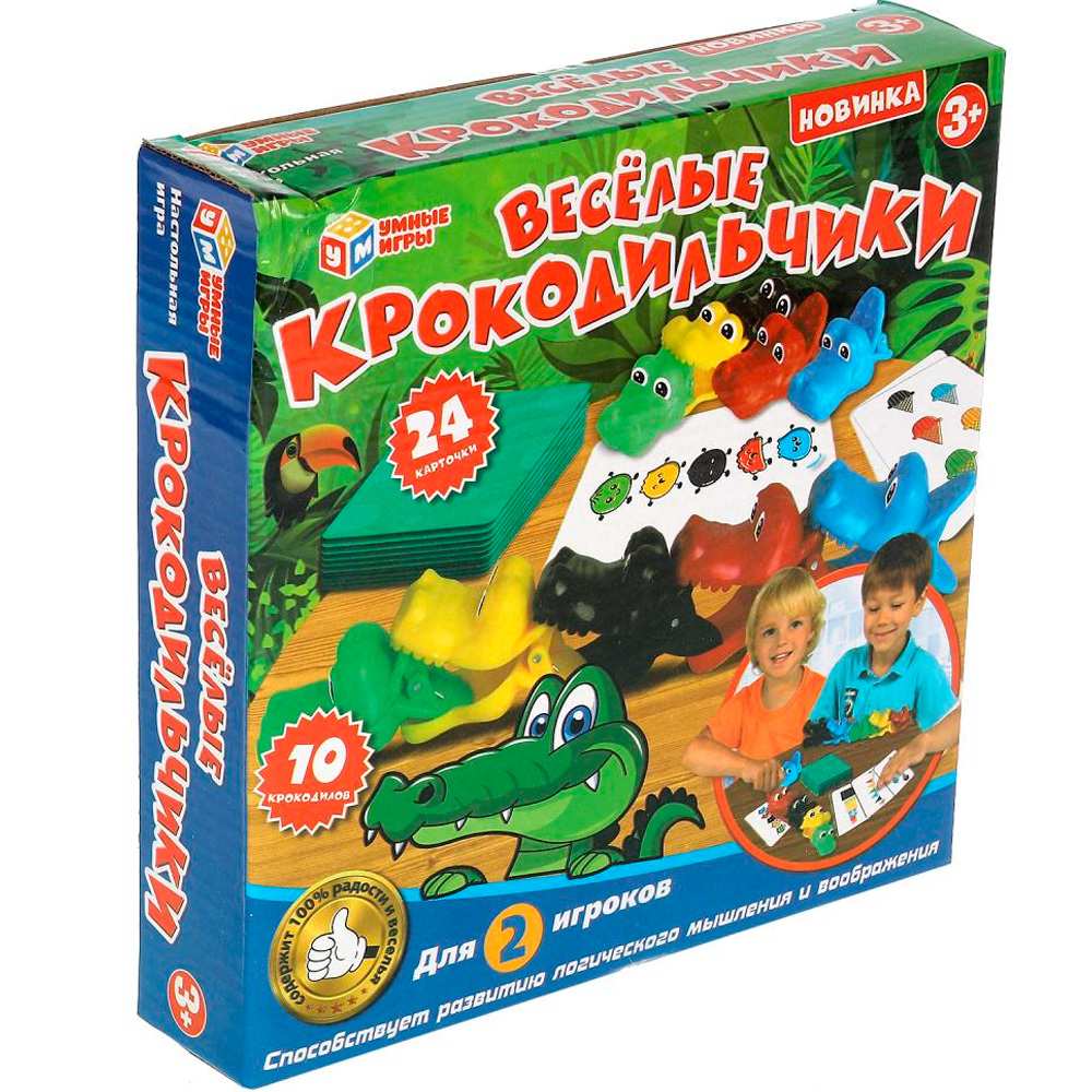 Игра настольная Веселые крокодильчики 2002K346-R