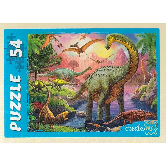 Пазл 54 Мир динозавров №28 П54-2912.
