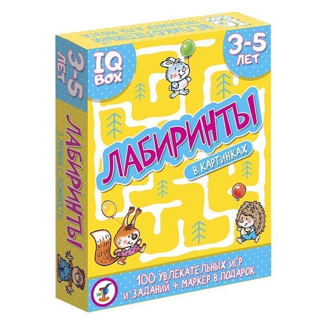 Игра IQ Box. Лабиринты. 3-5 лет 3566