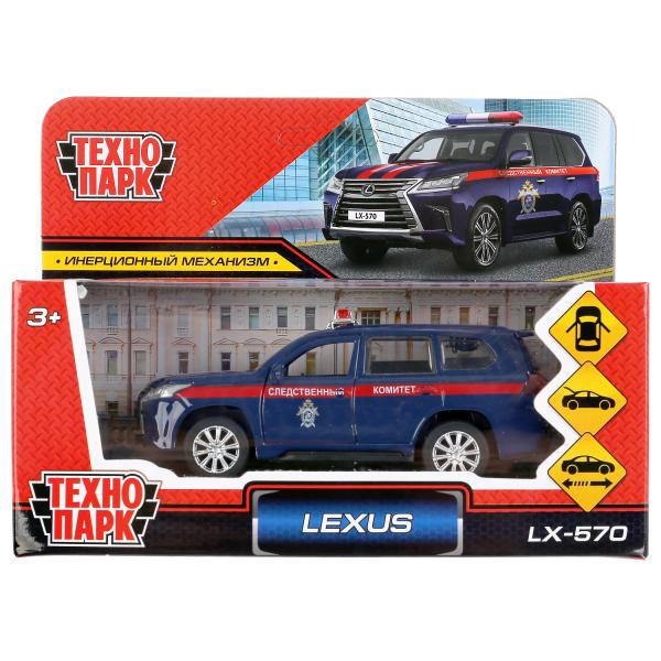 Модель LX570-12COM-BU LEXUS LX-570 Следственный комитет синий Технопарк в коробке