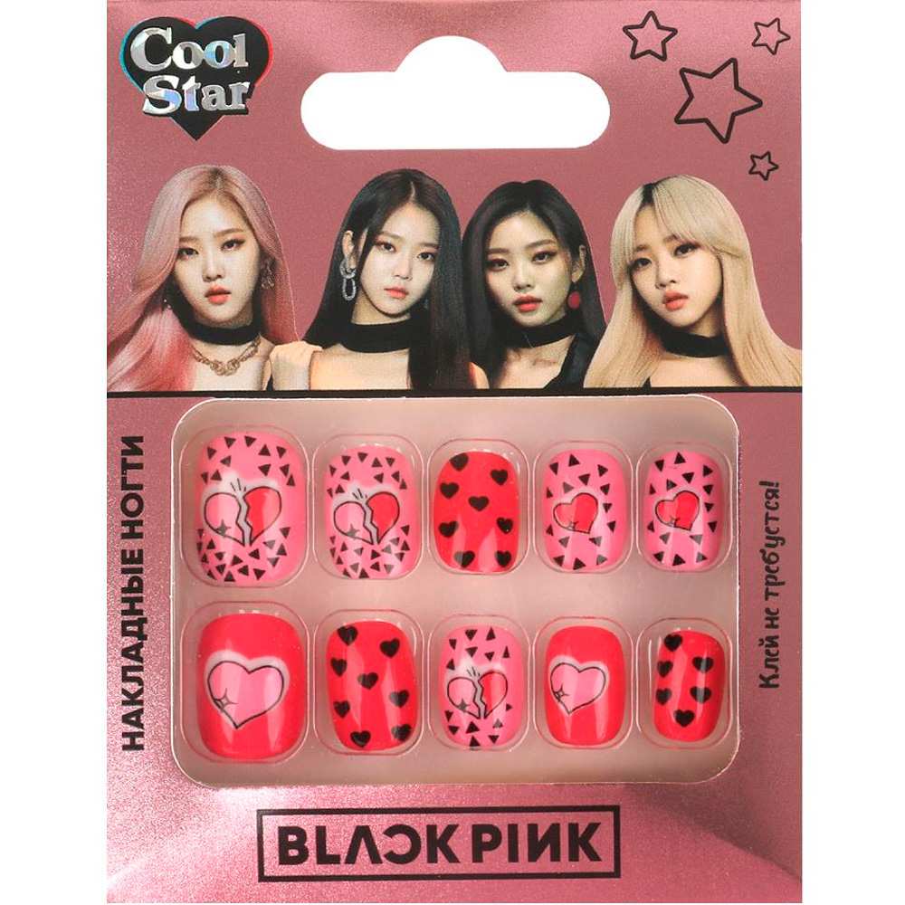 Ногти накладные black pink Cool Star 115618-BP-TTG