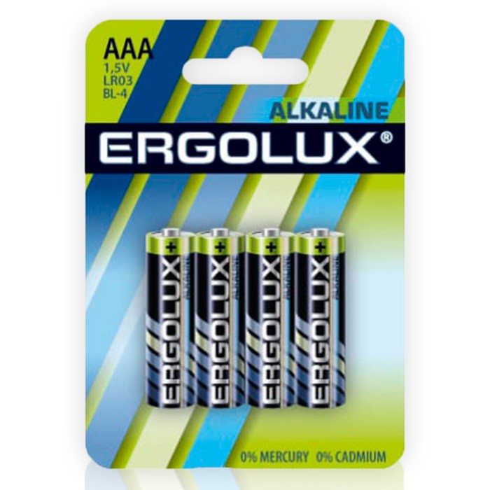 Элемент питания 11744 Ergolux  (4 шт)  4xBL LR 3  /цена за упак/