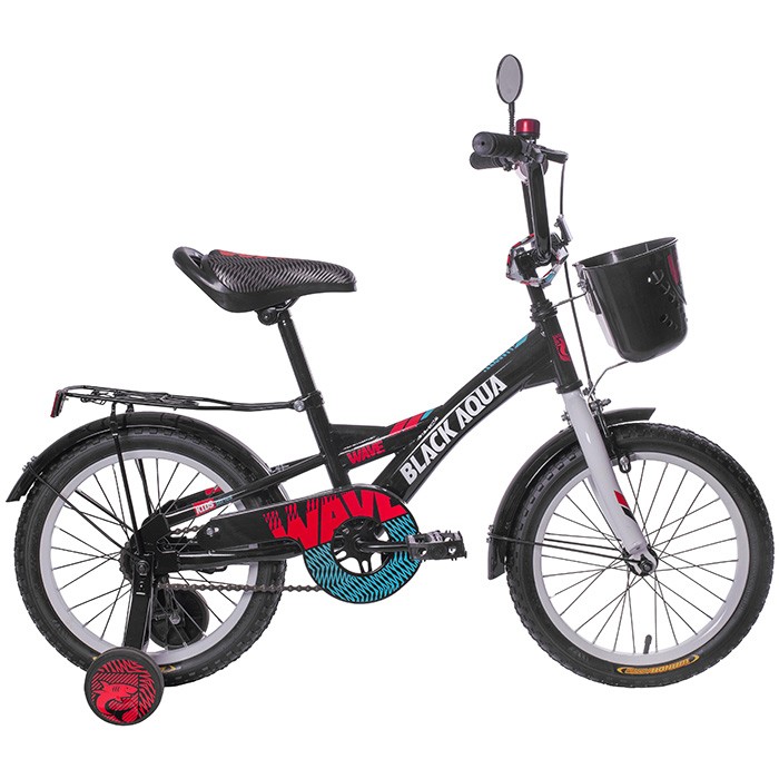 Велосипед 2-х 20" KG2028 Black Aqua Wave свет.колеса NEW 20 черно-красный