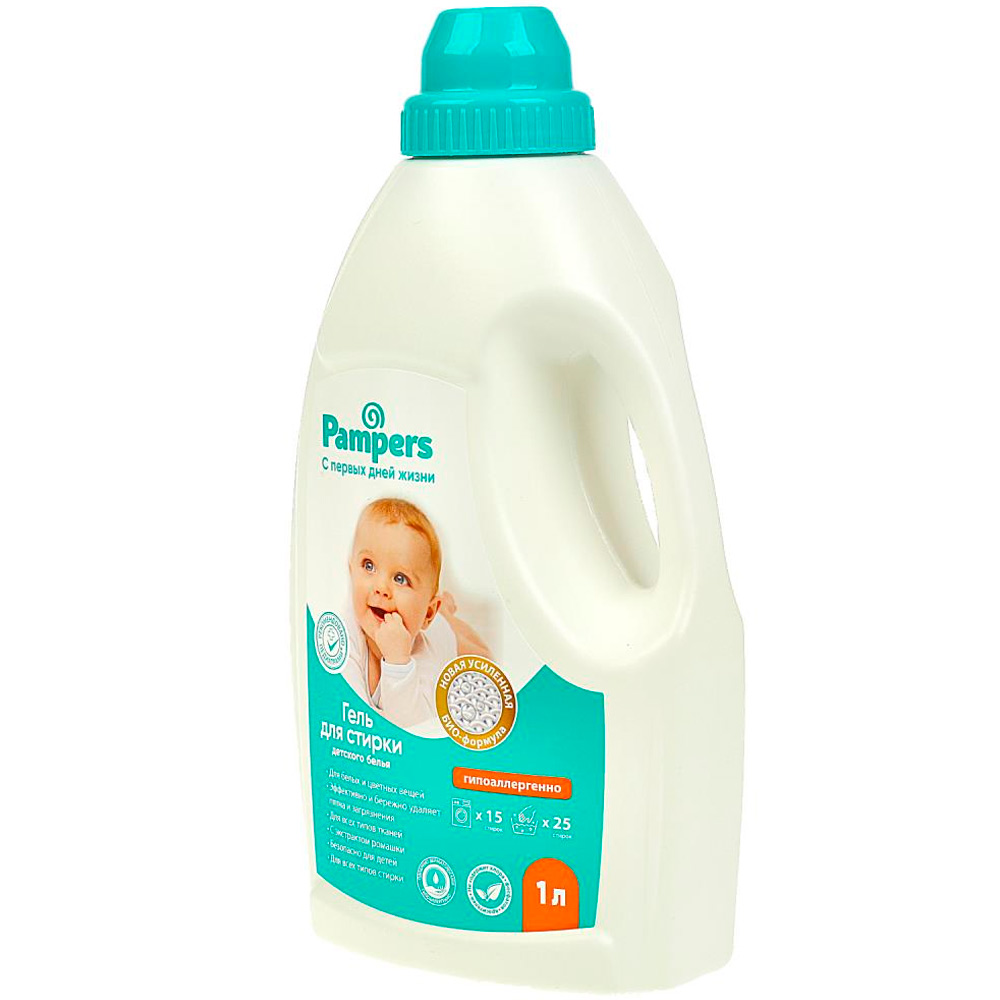 Гель для стирки детского белья pampers 1 л Заботливая мама BH097279PM