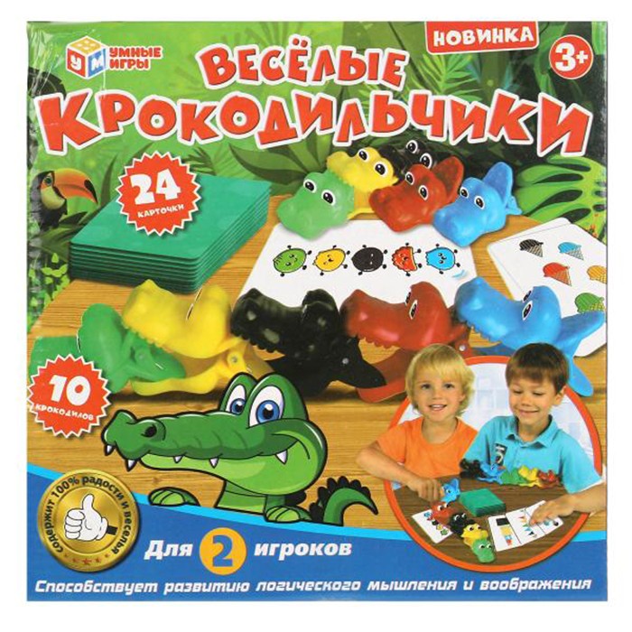 Игра настольная Веселые крокодильчики 2002K346-R