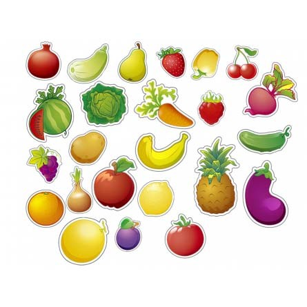 Игра на магнитах. Фрукты,овощи и ягоды ИН-8995