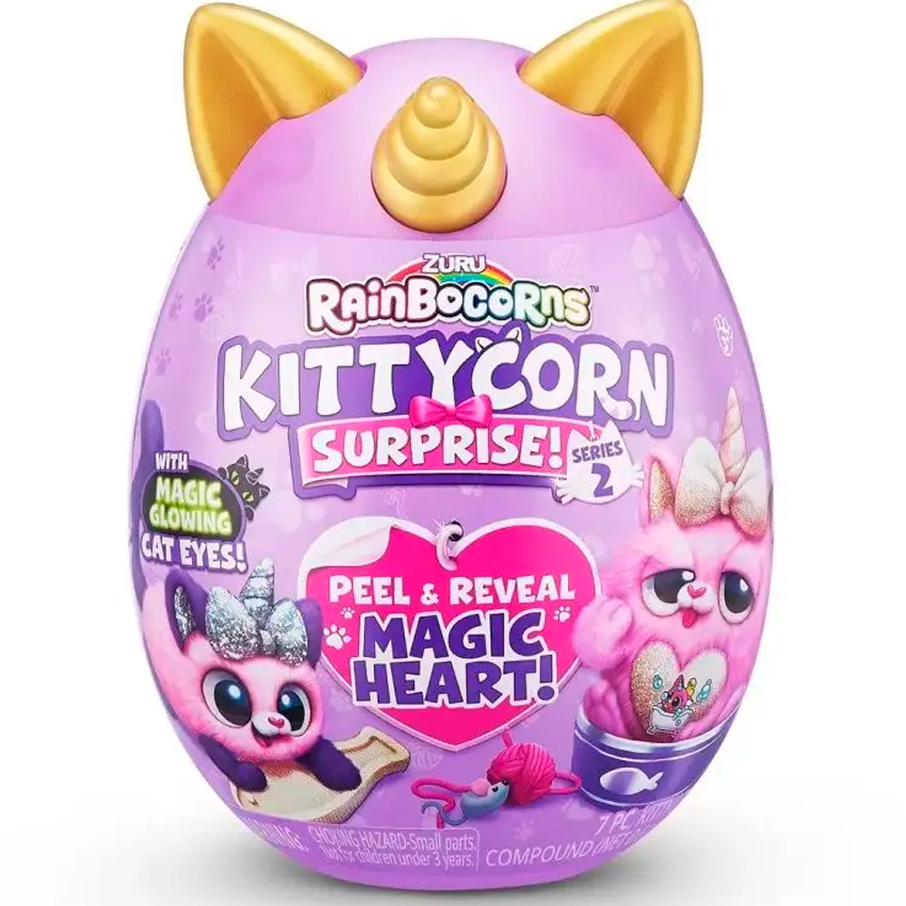 Игровой набор-сюрприз ZURU Rainbocorns Kittycorn S7 с акс. в асс. 9279