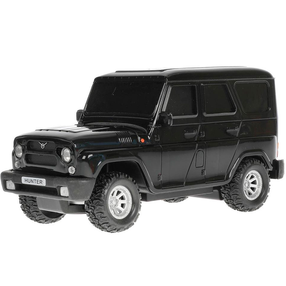 Машина на радиоуправлении HUNTER-18L-BK UAZ HUNTER 18 см, свет, черн Технопарк в коробке /48/