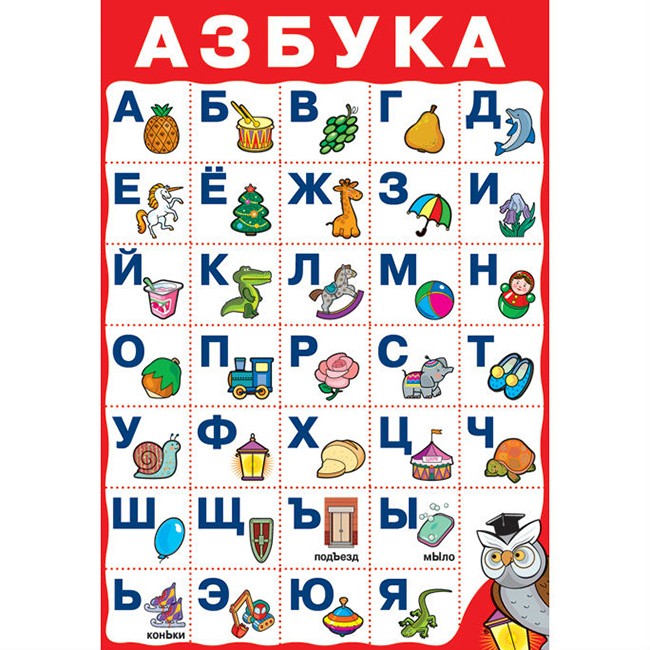 Плакат Азбука №2 1761