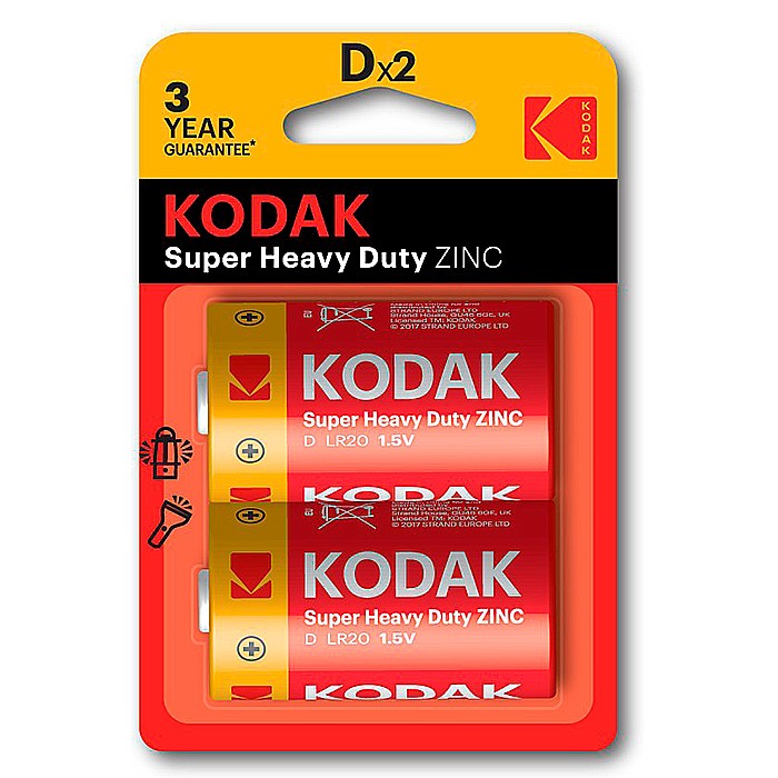 Элемент питания KDHZ-2BL Kodak (2шт)  2xBL R20 /цена за упак/